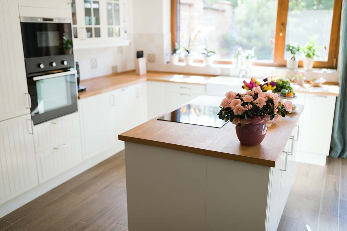 refurbished kitchen worktop