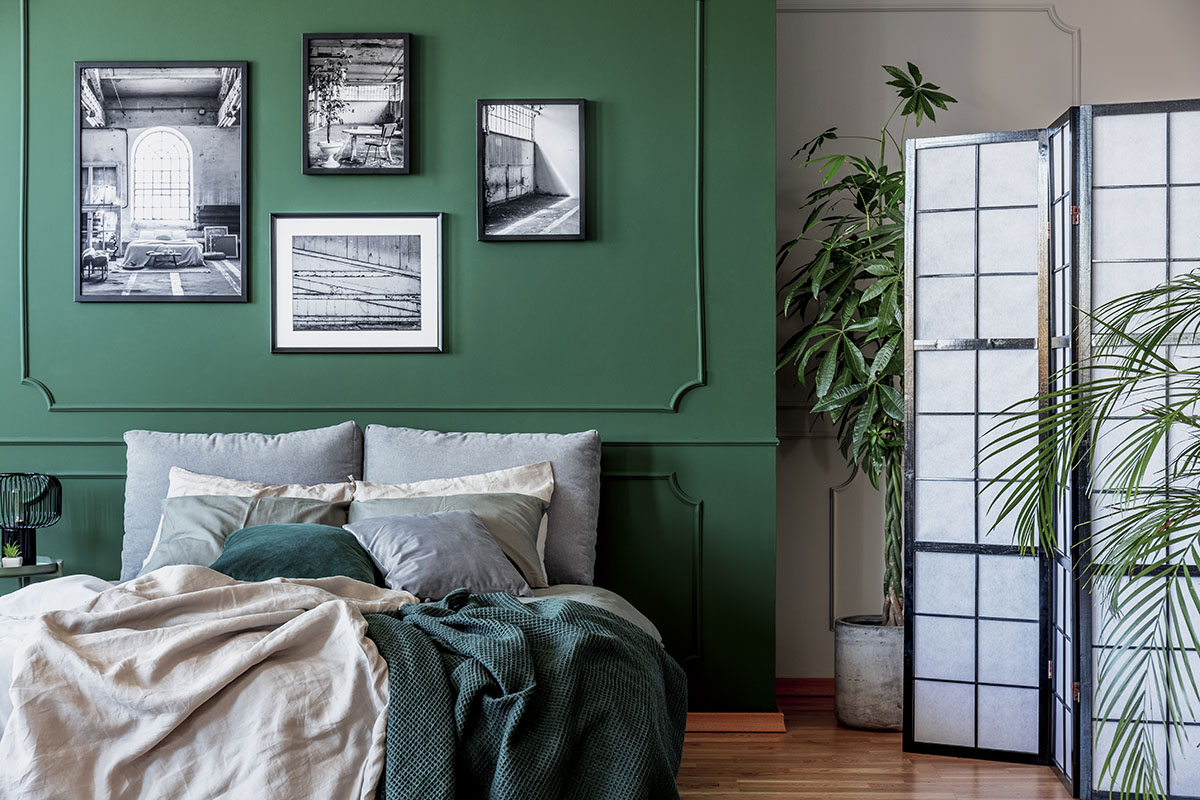 Decorated Bedroom Wall