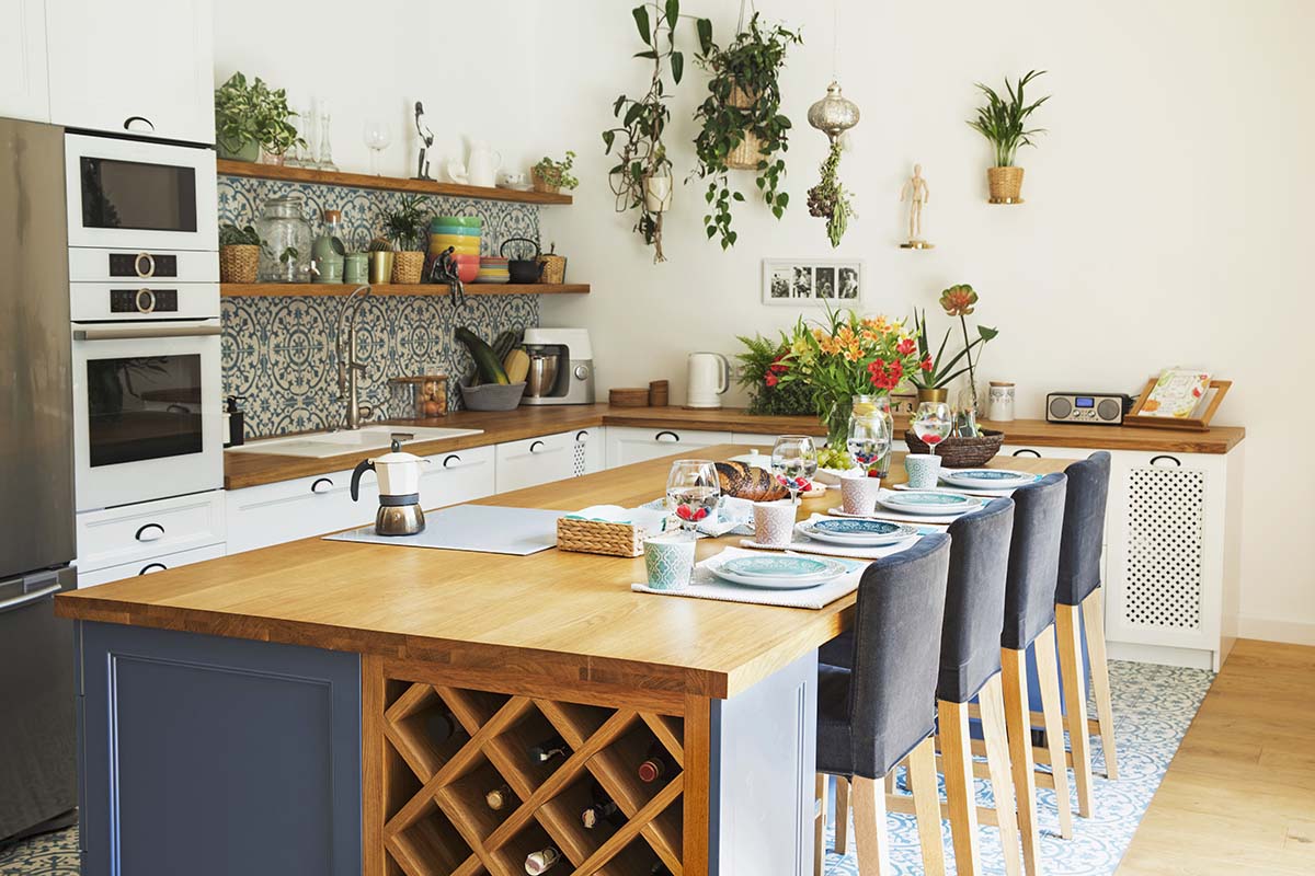 a stylish diy kitchen island